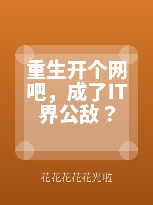 重(chóng)生開個(gè)網吧成了it界公敵小說